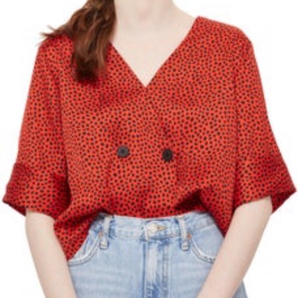 BNWOT‼️ TOPSHOP BUTTON FRONT TOP‼️